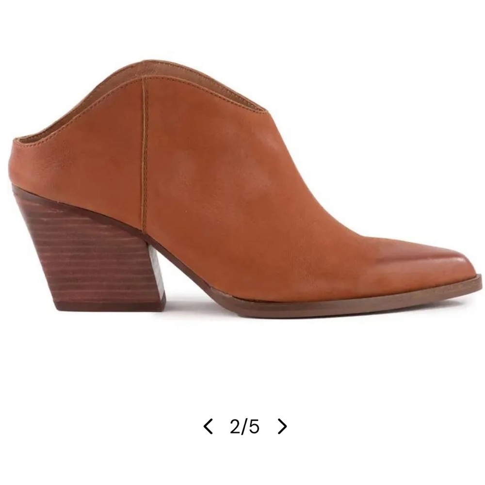 Seychelles Fancy Affair Mule Size 9 Cognac Nubuck - Picture 4 of 8